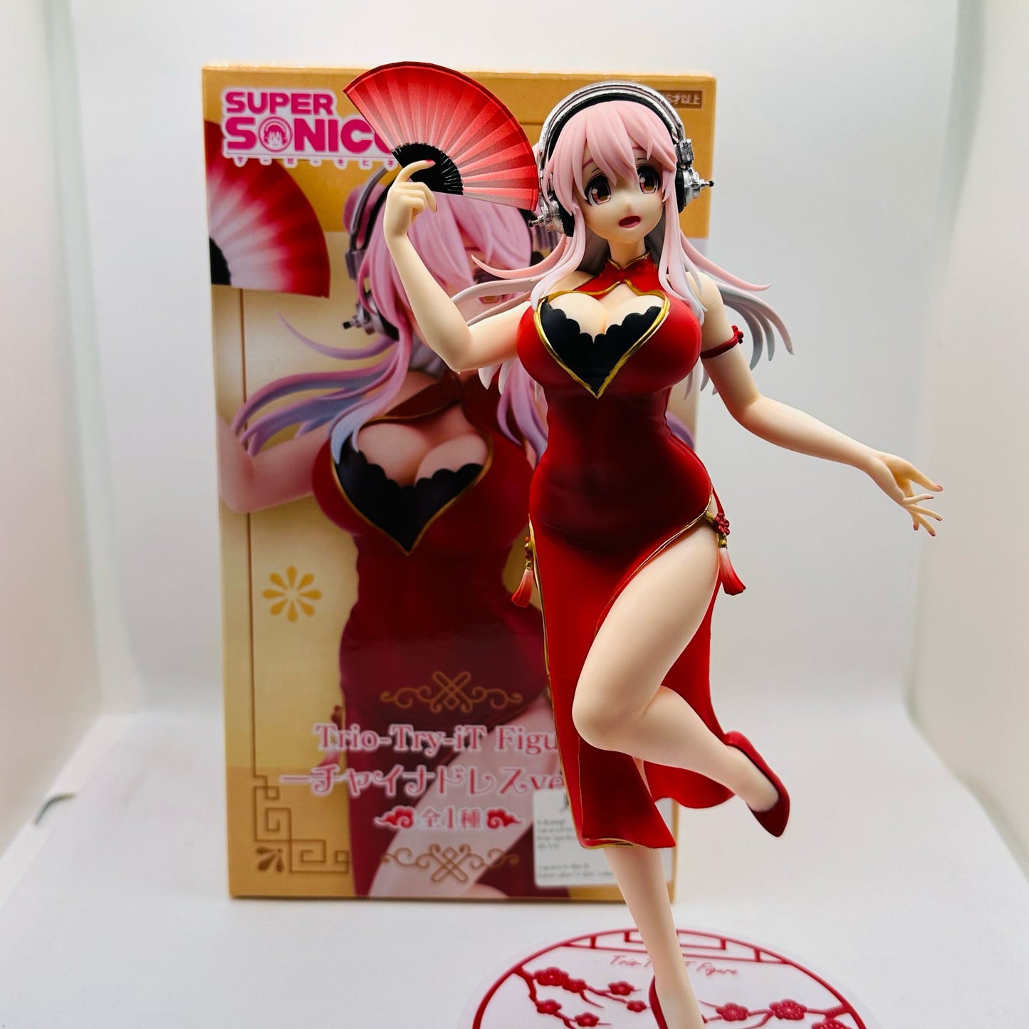 Super Sonico Figur - Sonico Trio-Try-iT China Dress