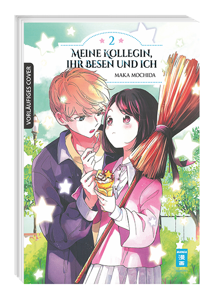 Meine Kollegin, ihr Besen und ich