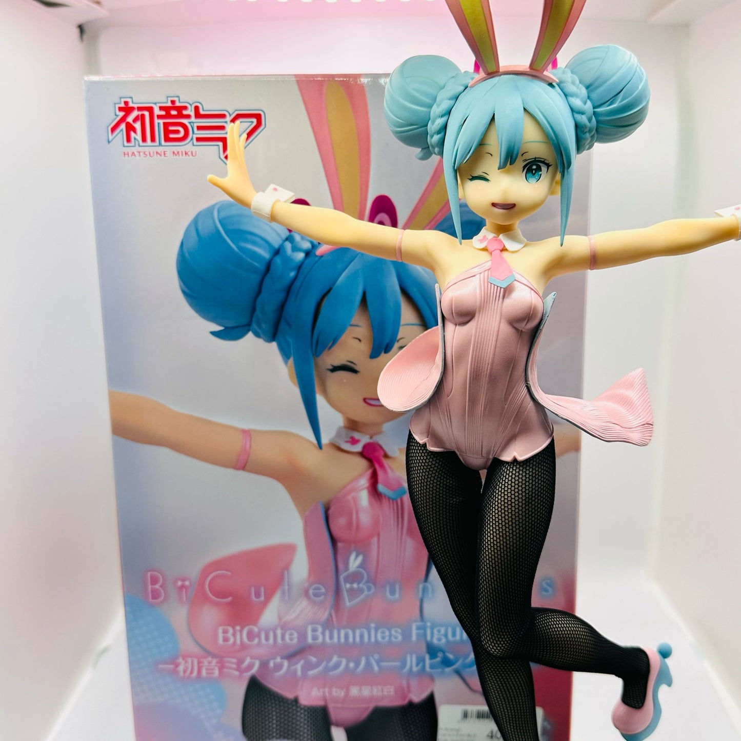 Vocaloid Figur - Hatsune Miku BiCute Bunnies Pearl Pink