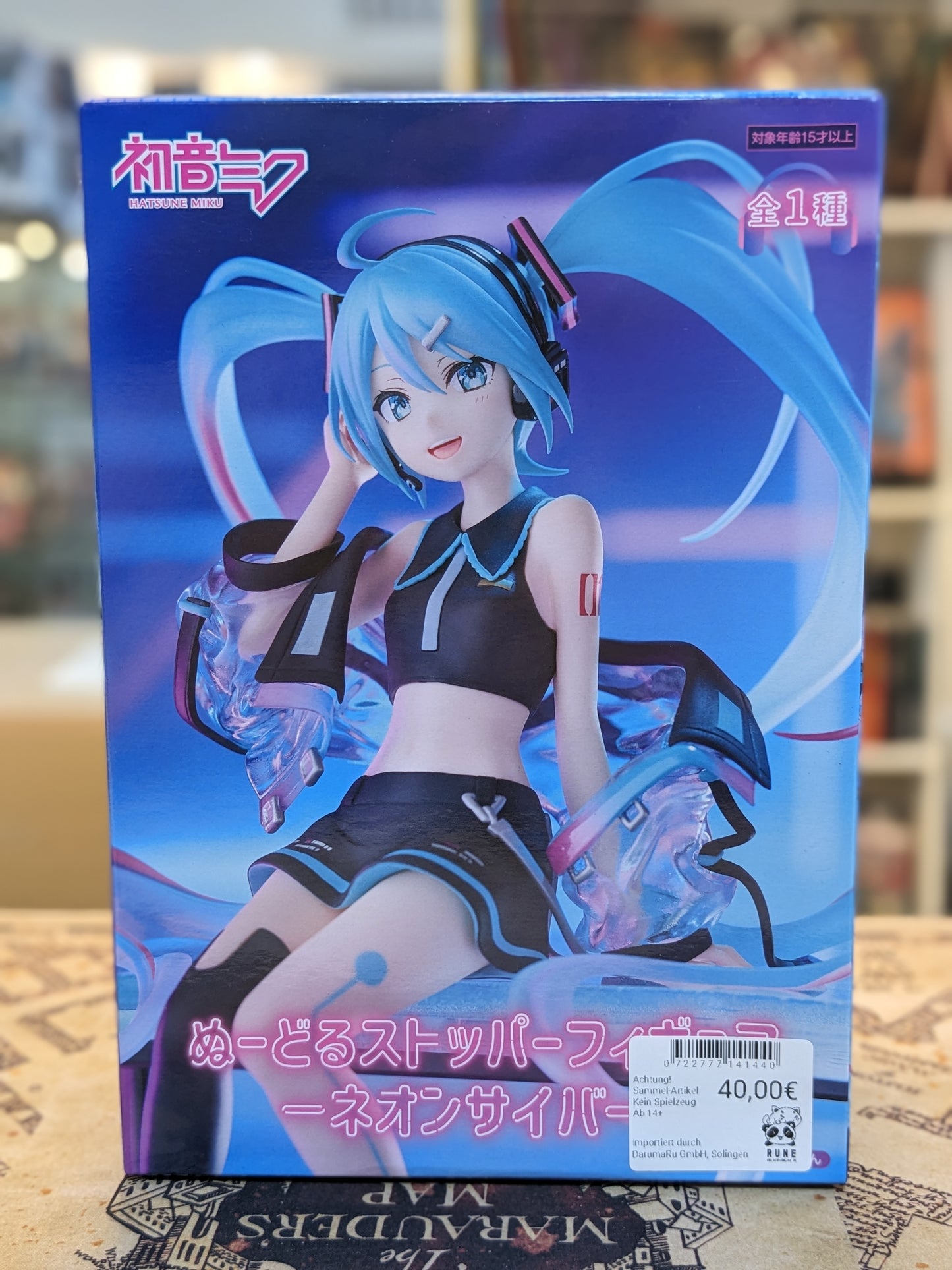 Vocaloid Figur - Hatsune Miku Noodle Stopper Neon Cyber