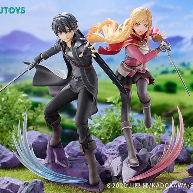 Sword Art Online Statue 1/7 Progressive Scherzo of Deep Night Kirito & Asuna Set