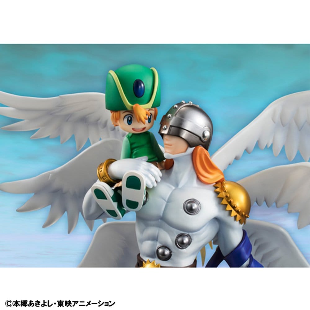 Digimon Adventure G.E.M. Series PVC-Figur Angemon & Takeru Takaishi 22 cm (Repeat)