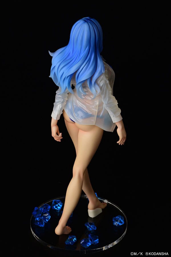Fairy Tail Statue 1/6 Juvia Lokser Gravure_Stylesee-through wet shirt 25 cm
