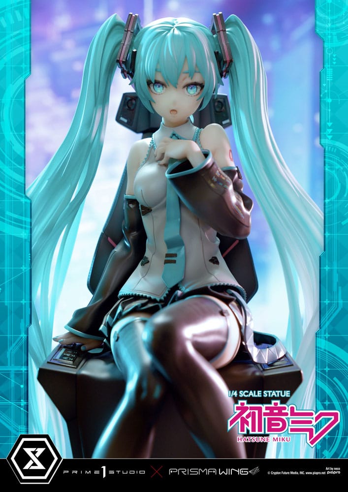 Hatsune Miku Prisma Wing PVC Statue 1/4 Hatsune Miku Art by neco 34 cm