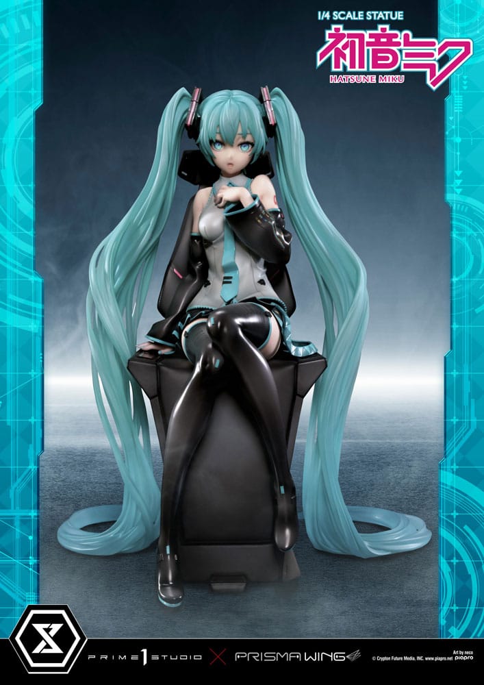 Hatsune Miku Prisma Wing PVC Statue 1/4 Hatsune Miku Art by neco 34 cm