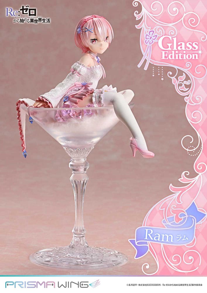 Re:ZERO Starting Life in Another World Prisma Wing PVC Statue 1/7 Ram Glass Edition 24 cm (Kopie)