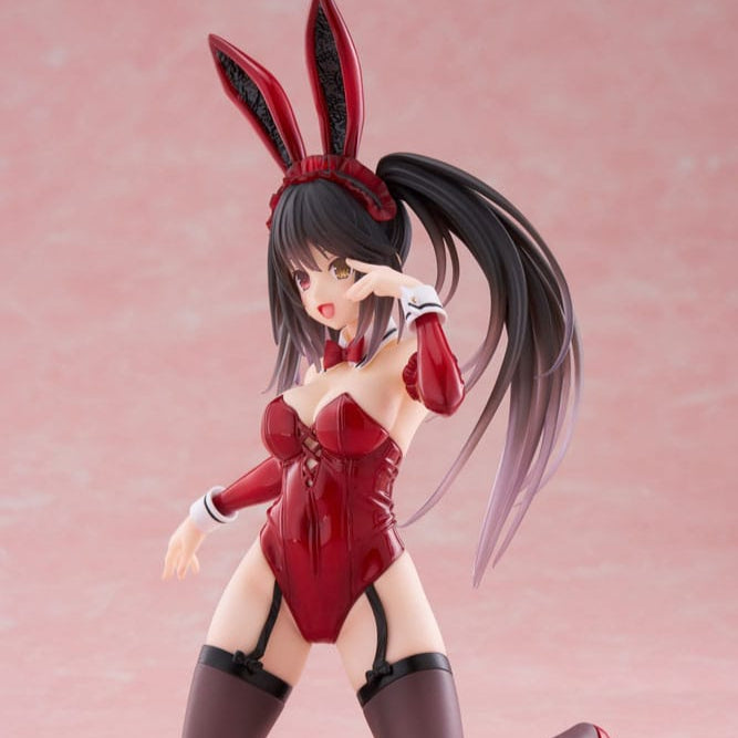 Date A Live V PVC Statue Desktop Cute Figure Kurumi Tokisaki Bunny Ver. 13 cm