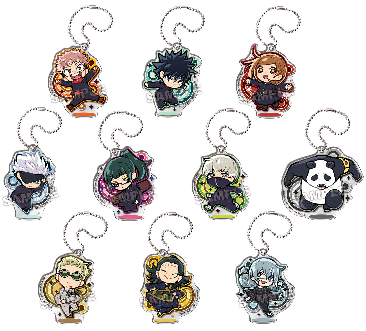 Pyon Colle Jujutsu Kaisen Acrylic Key Chain