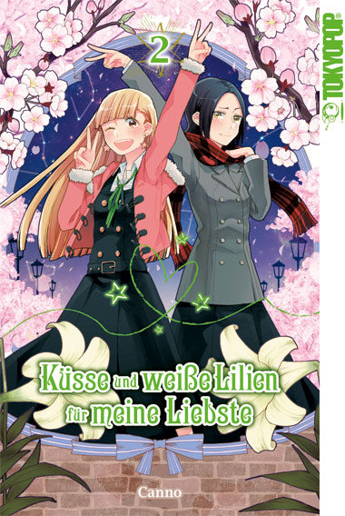 Küsse und weiße Lilien für meine Liebste