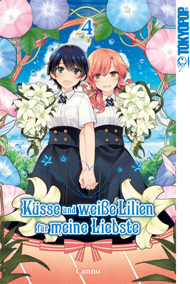 Küsse und weiße Lilien für meine Liebste