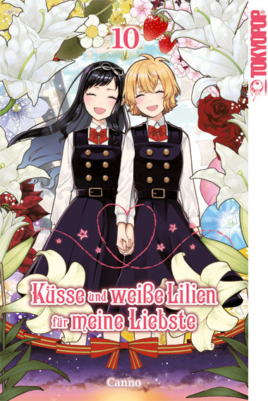 Küsse und weiße Lilien für meine Liebste