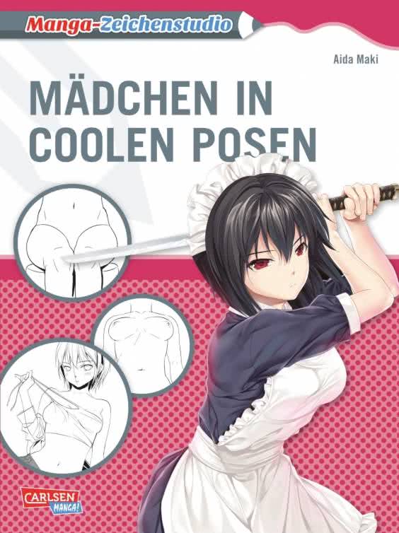 Manga-Zeichenstudio: Mädchen in coolen Posen