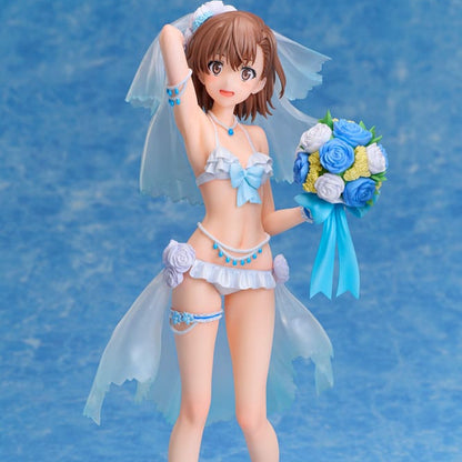 A Certain Scientific Railgun T PVC Statue 1/7 Mikoto Misaka Wedding Swimsuit Ver. 25 cm