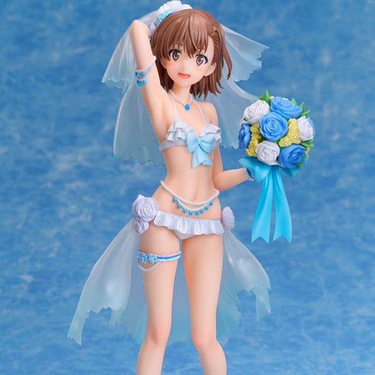 A Certain Scientific Railgun T PVC Statue 1/7 Mikoto Misaka Wedding Swimsuit Ver. 25 cm