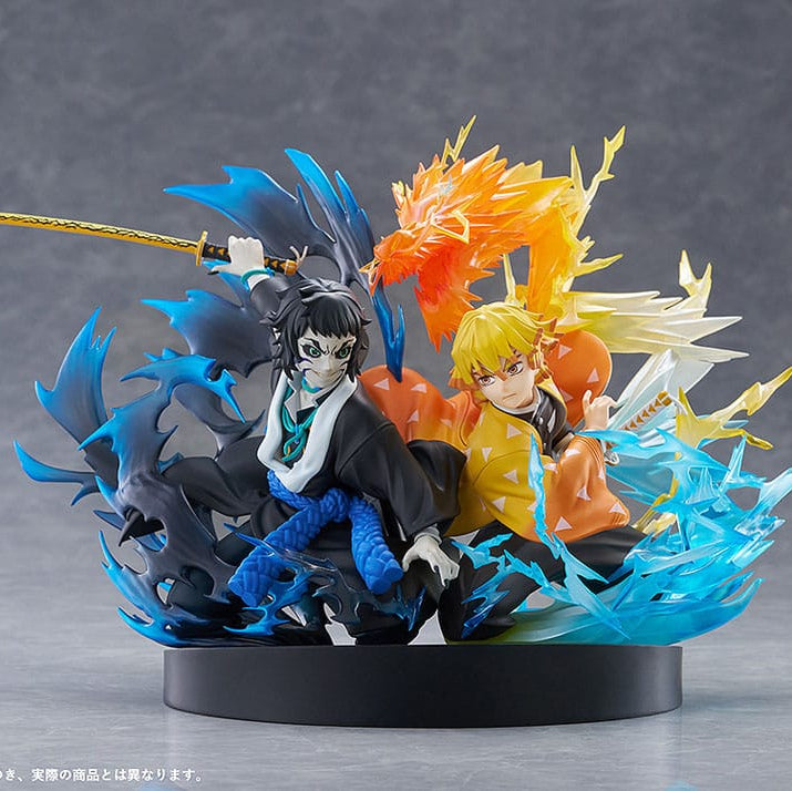 Demon Slayer: Kimetsu no Yaiba PVC Statue Zenitsu Agatsuma & Kaigaku 15 cm