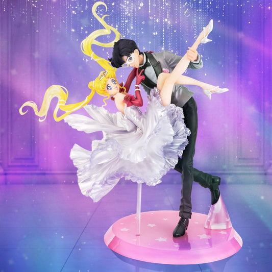 Sailor Moon FiguartsZERO Chouette PVC Statue Usagi & Tuxedo Mask Moonlight Glow Edition 24 cm