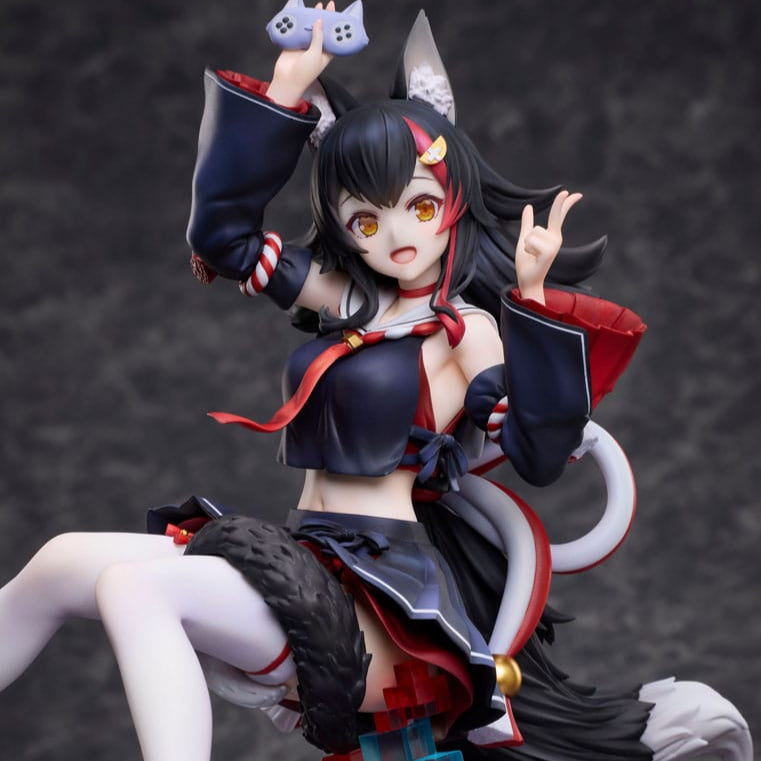 Hololive Production PVC Statue 1/7 Ookami Mio We Are Gamers Ver. 22 cm