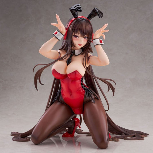 Amakano 2+ PVC Statue 1/4 Yuuhi Kurohime Bunny Suit Ver. 32 cm