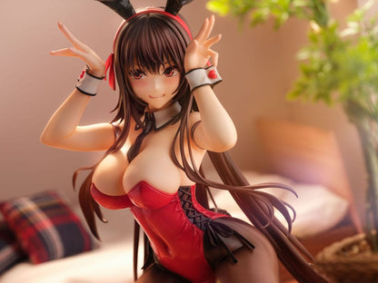 Amakano 2+ PVC Statue 1/4 Yuuhi Kurohime Bunny Suit Ver. 32 cm