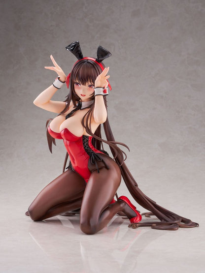 Amakano 2+ PVC Statue 1/4 Yuuhi Kurohime Bunny Suit Ver. 32 cm