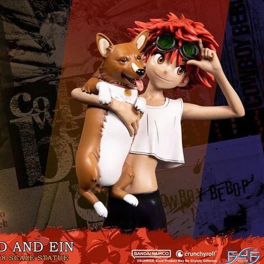 Cowboy Bebop Statue 1/8 Ed & Ein 28 cm