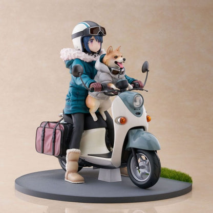 Laid Back Camp F:NEX PVC Statue 1/7 Rin Shima 20 cm