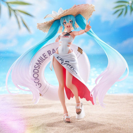 Hatsune Miku GT Project Tenitol PVC Statue Racing Miku 2024: Tropical Ver. 21 cm