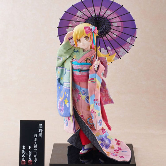 Monogatari PVC Statue 1/4 Shinobu Oshino Japanese Doll 42 cm