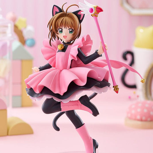 Cardcaptor Sakura Pop Up Parade PVC Statue Sakura Kinomoto: Black Cat Costume Ver. L Size 22 cm