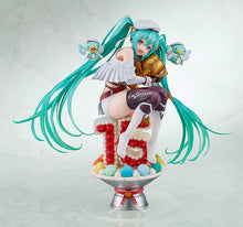 Lade das Bild in den Galerie-Viewer, Hatsune Miku Characters PVC Statue 1/6 Racing Miku: 2023 - 15th Anniversary Ver. 26 cm
