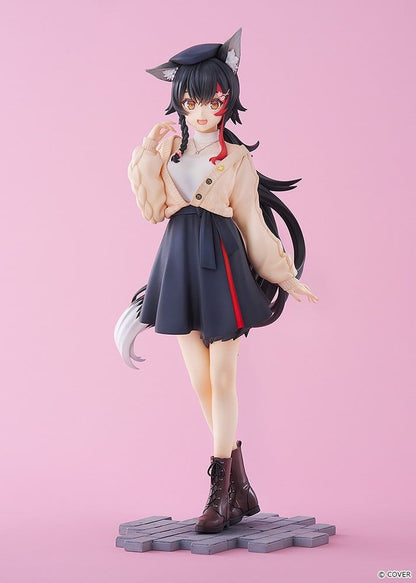 Hololive Production G.S. Collection PVC Figur 1/7 Ookami Mio Date Style - Street Outfit Ver. 24 cm