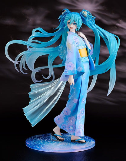 Character Vocal Series 01: Hatsune Miku PVC Figur 1/7 Music & Fire Works Ver. 23 cm