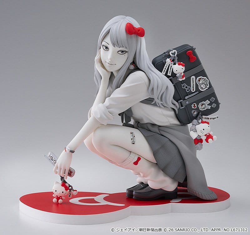 Junji Ito PVC Figur Gyaru Tomie x Hello Kitty 14 cm