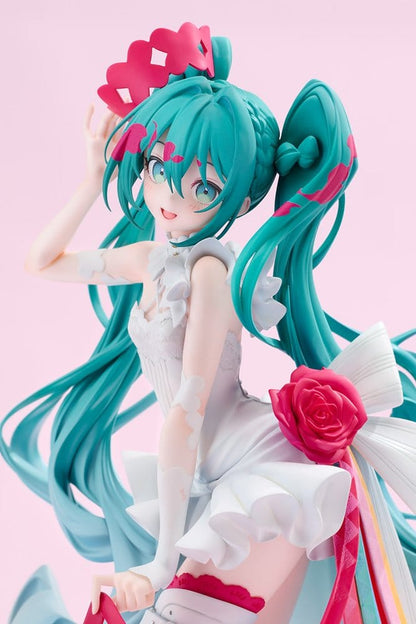 Hatsune Miku GT Project G.S. Collection PVC Figur 1/7 Racing Miku 15th "Rhapsody" 2010-2025 27 cm