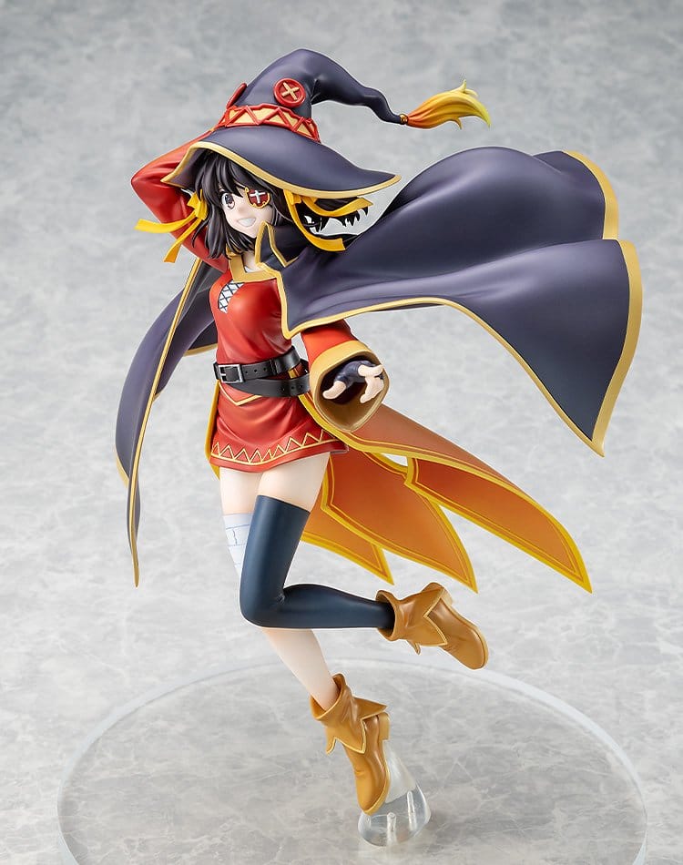 Konosuba x Haruhi Suzumiya PVC Figur 1/7 Haruhi Suzumiya Megumin Collaboration Ver. Illustration by Noizi Ito 25 cm