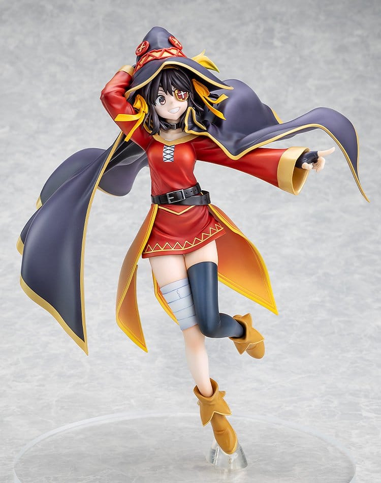 Konosuba x Haruhi Suzumiya PVC Figur 1/7 Haruhi Suzumiya Megumin Collaboration Ver. Illustration by Noizi Ito 25 cm