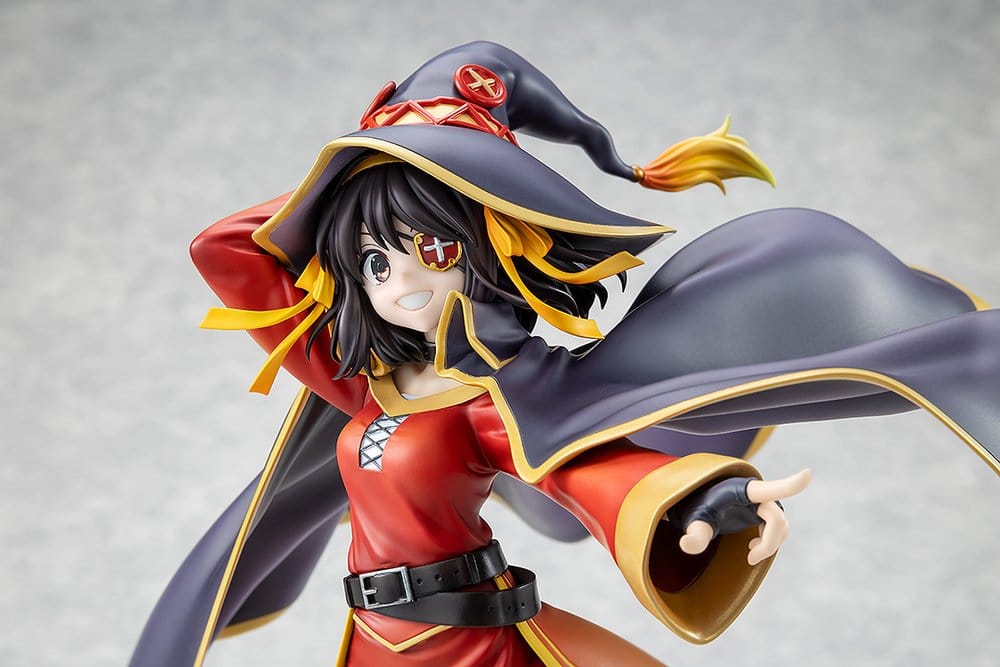 Konosuba x Haruhi Suzumiya PVC Figur 1/7 Haruhi Suzumiya Megumin Collaboration Ver. Illustration by Noizi Ito 25 cm