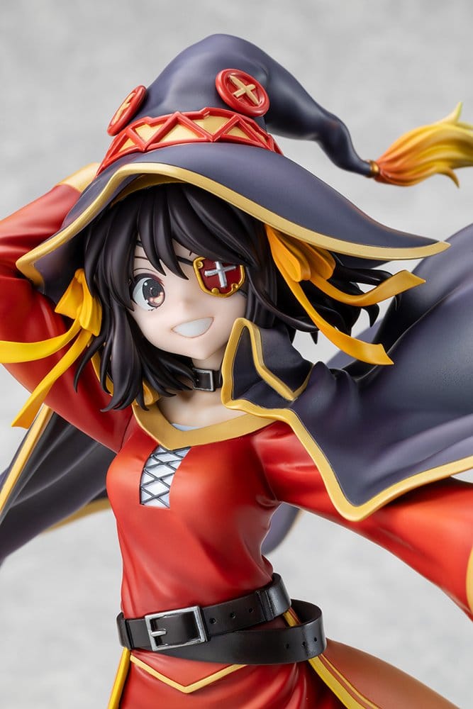 Konosuba x Haruhi Suzumiya PVC Figur 1/7 Haruhi Suzumiya Megumin Collaboration Ver. Illustration by Noizi Ito 25 cm