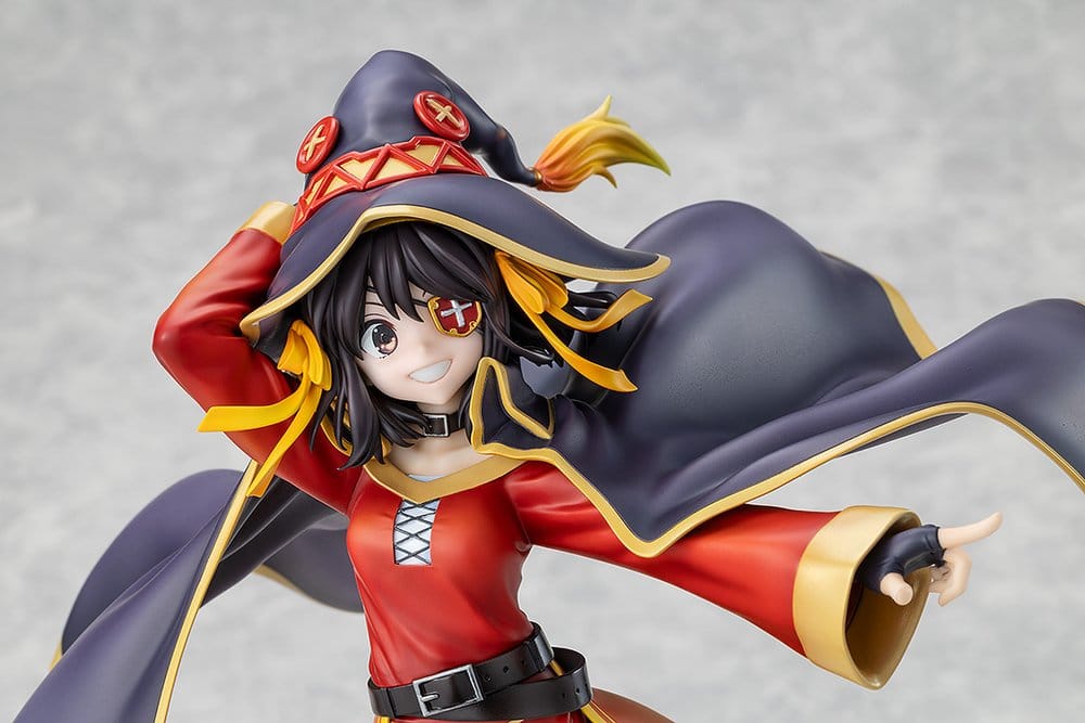 Konosuba x Haruhi Suzumiya PVC Figur 1/7 Haruhi Suzumiya Megumin Collaboration Ver. Illustration by Noizi Ito 25 cm