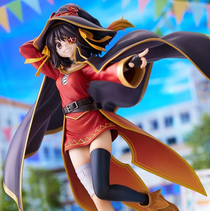 Konosuba x Haruhi Suzumiya PVC Figur 1/7 Haruhi Suzumiya Megumin Collaboration Ver. Illustration by Noizi Ito 25 cm