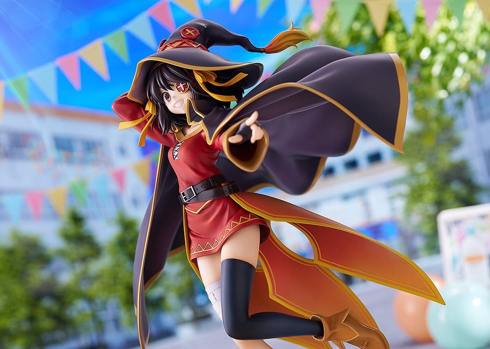 Konosuba x Haruhi Suzumiya PVC Figur 1/7 Haruhi Suzumiya Megumin Collaboration Ver. Illustration by Noizi Ito 25 cm