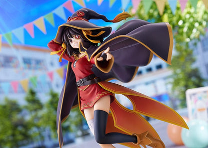Konosuba x Haruhi Suzumiya PVC Figur 1/7 Haruhi Suzumiya Megumin Collaboration Ver. Illustration by Noizi Ito 25 cm