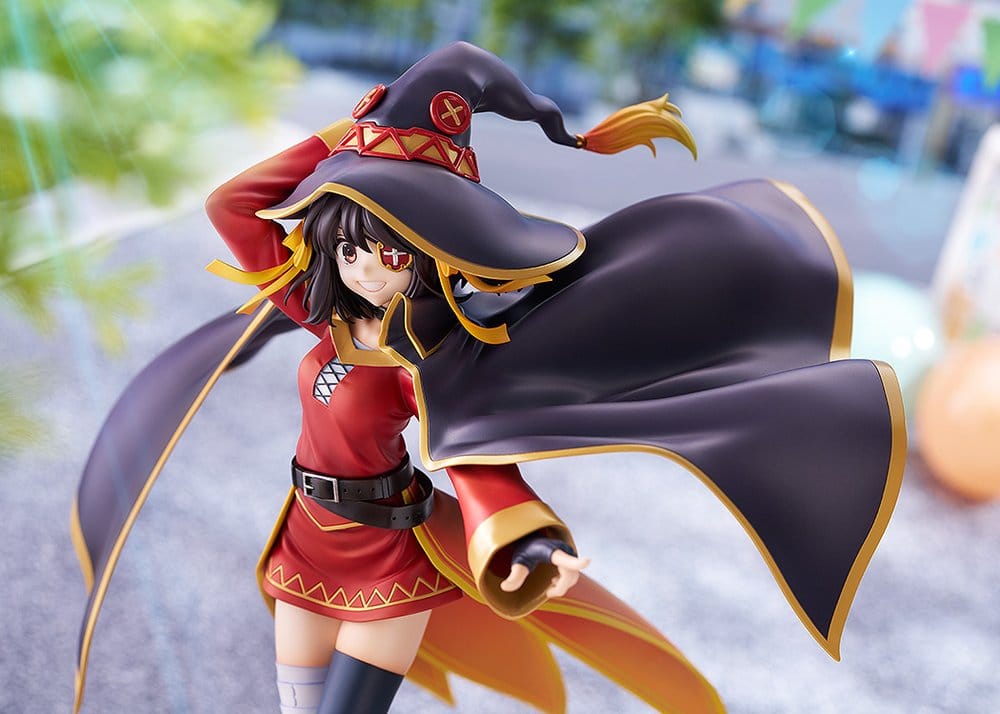 Konosuba x Haruhi Suzumiya PVC Figur 1/7 Haruhi Suzumiya Megumin Collaboration Ver. Illustration by Noizi Ito 25 cm
