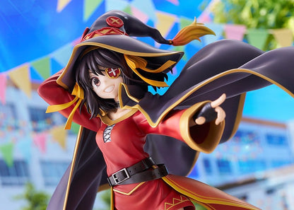 Konosuba x Haruhi Suzumiya PVC Figur 1/7 Haruhi Suzumiya Megumin Collaboration Ver. Illustration by Noizi Ito 25 cm