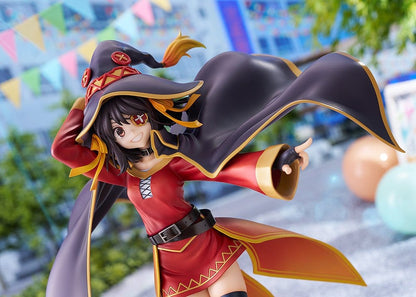 Konosuba x Haruhi Suzumiya PVC Figur 1/7 Haruhi Suzumiya Megumin Collaboration Ver. Illustration by Noizi Ito 25 cm