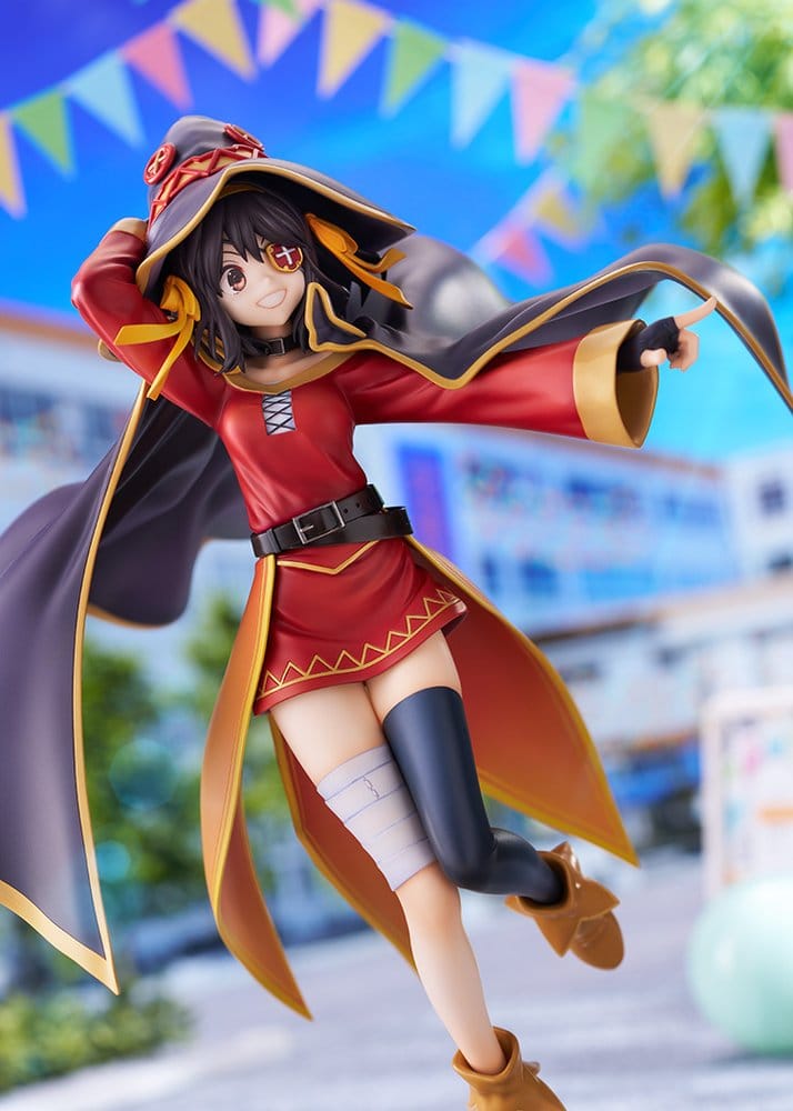 Konosuba x Haruhi Suzumiya PVC Figur 1/7 Haruhi Suzumiya Megumin Collaboration Ver. Illustration by Noizi Ito 25 cm