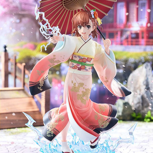 A Certain Scientific Railgun T Statue 1/7 Mikoto Misaka Furisode Kimono Ver. 28 cm