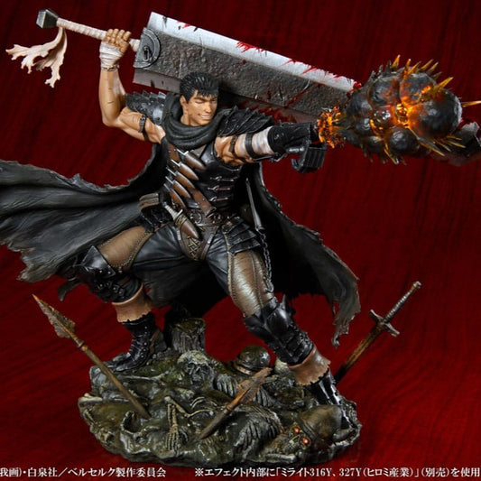 Berserk PVC Statue 1/7 Guts Black Swordsman Ver. 26 cm