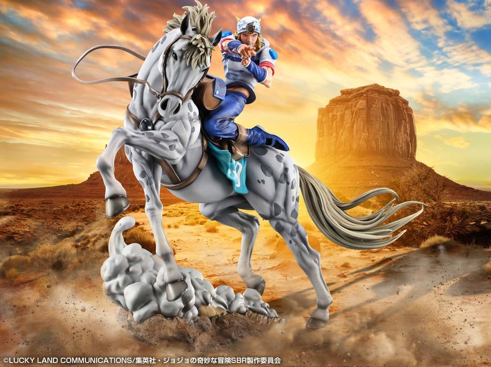JoJo's Bizarre Adventure: Steel Ball Run Chozo Art Collection PVC Figur Johnny Joestar & Slow Dancer 30 cm