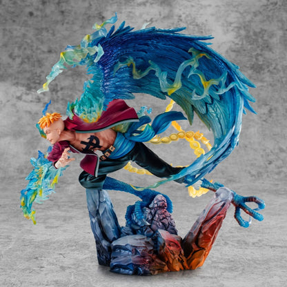 One Piece P.O.P MAS Maximum PVC Statue Marco the Phoenix Leader of 1st group of Whitebeard Pirates 32 cm